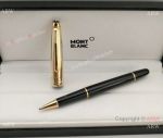 Copy Mont blanc Meisterstuck Rollerball pen Gold Cap & Black Barrel